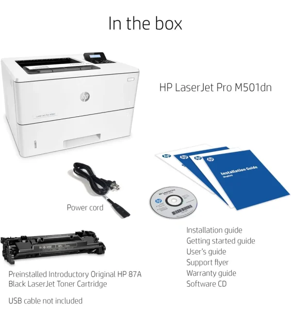 HP LaserJet Pro Monochrome Printer with built-in Ethernet - Image 3